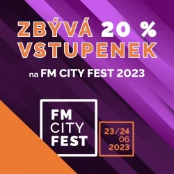 FM CITY FEST 2023 JE UŽ TEĎ Z 80 % VYPRODANÝ
