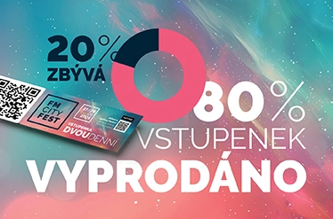POSLEDNÍCH 20 % VSTUPENEK V PRODEJI